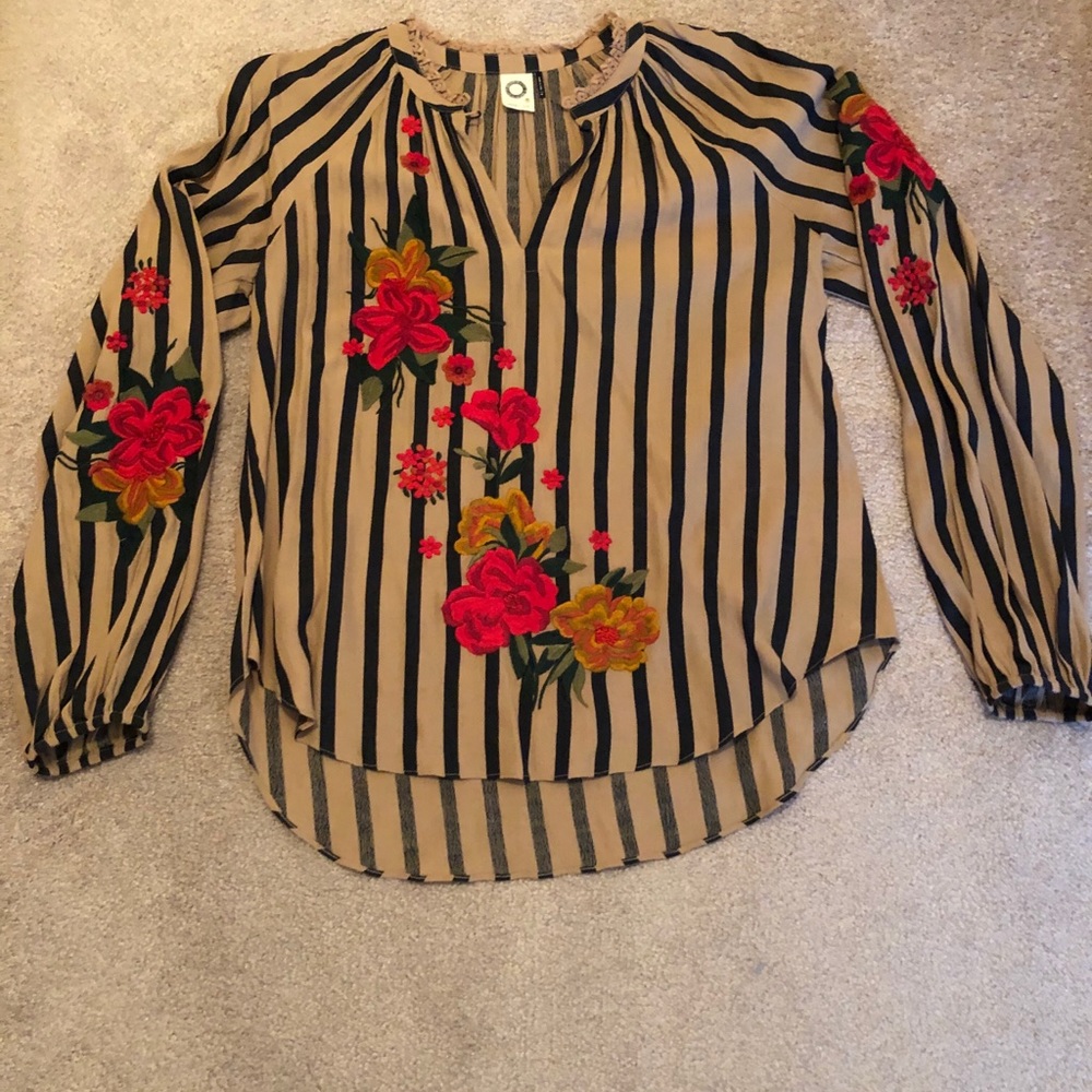 Anthropology stripped top